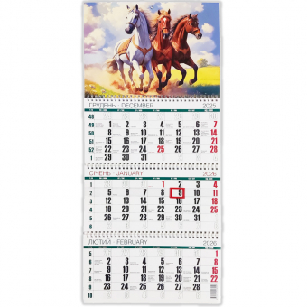 Купить Календарь настенный на 3 пружины на 2026 год №8 оптом